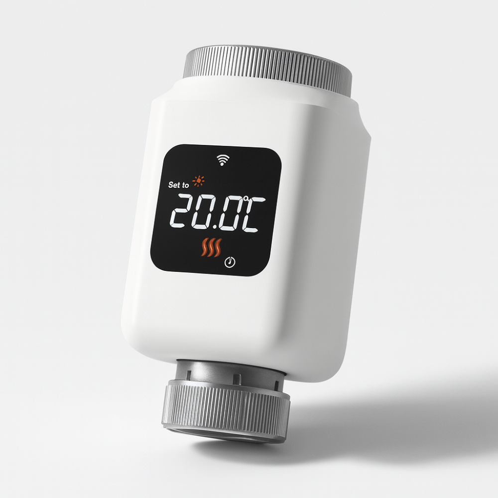 Cabezal Termostático Inteligente Tuya – WiFi o Zigbee