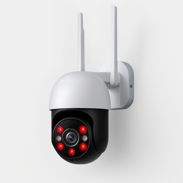 Cámara de Vigilancia Exterior WiFi 4K con Detección IA y Visión Nocturna
