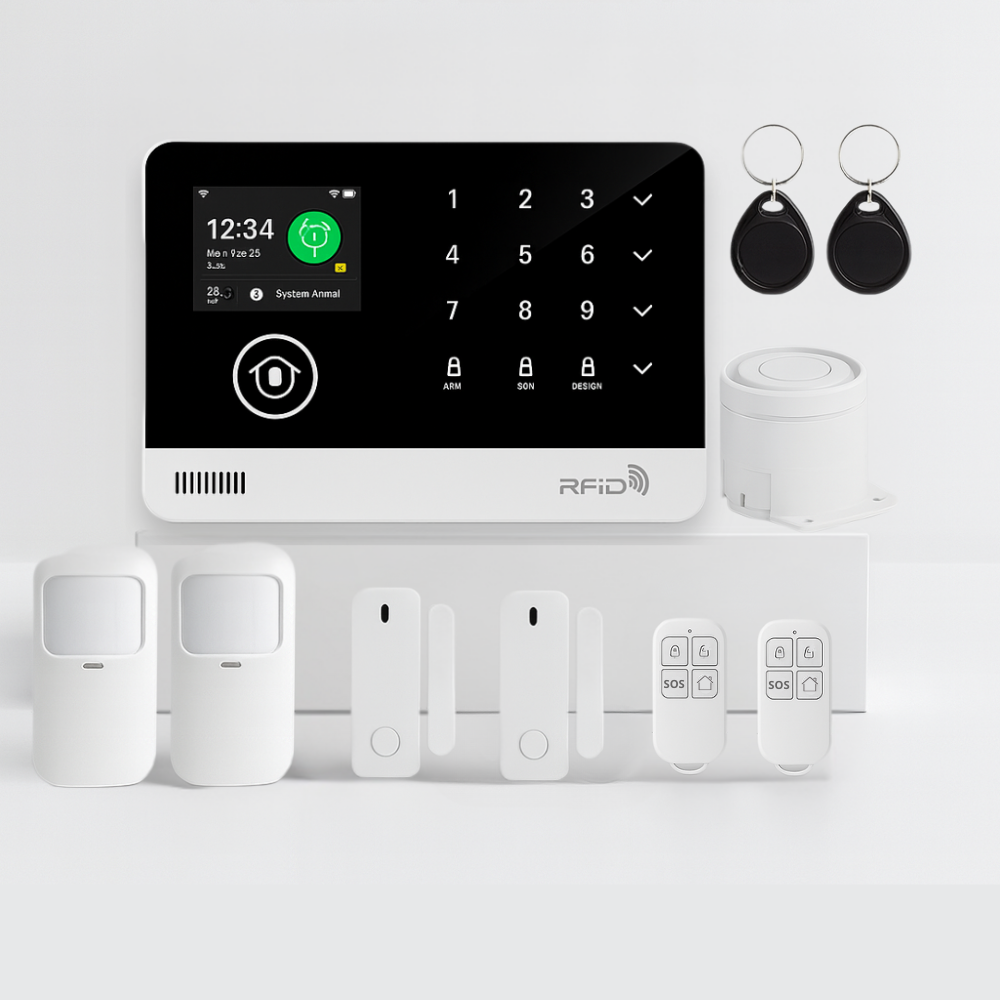 Kit de alarma para casa WiFi/GSM – Seguridad inteligente y protección total
