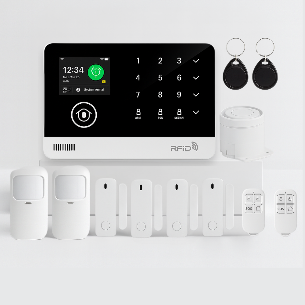 Kit de alarma para casa WiFi/GSM – Seguridad inteligente y protección total