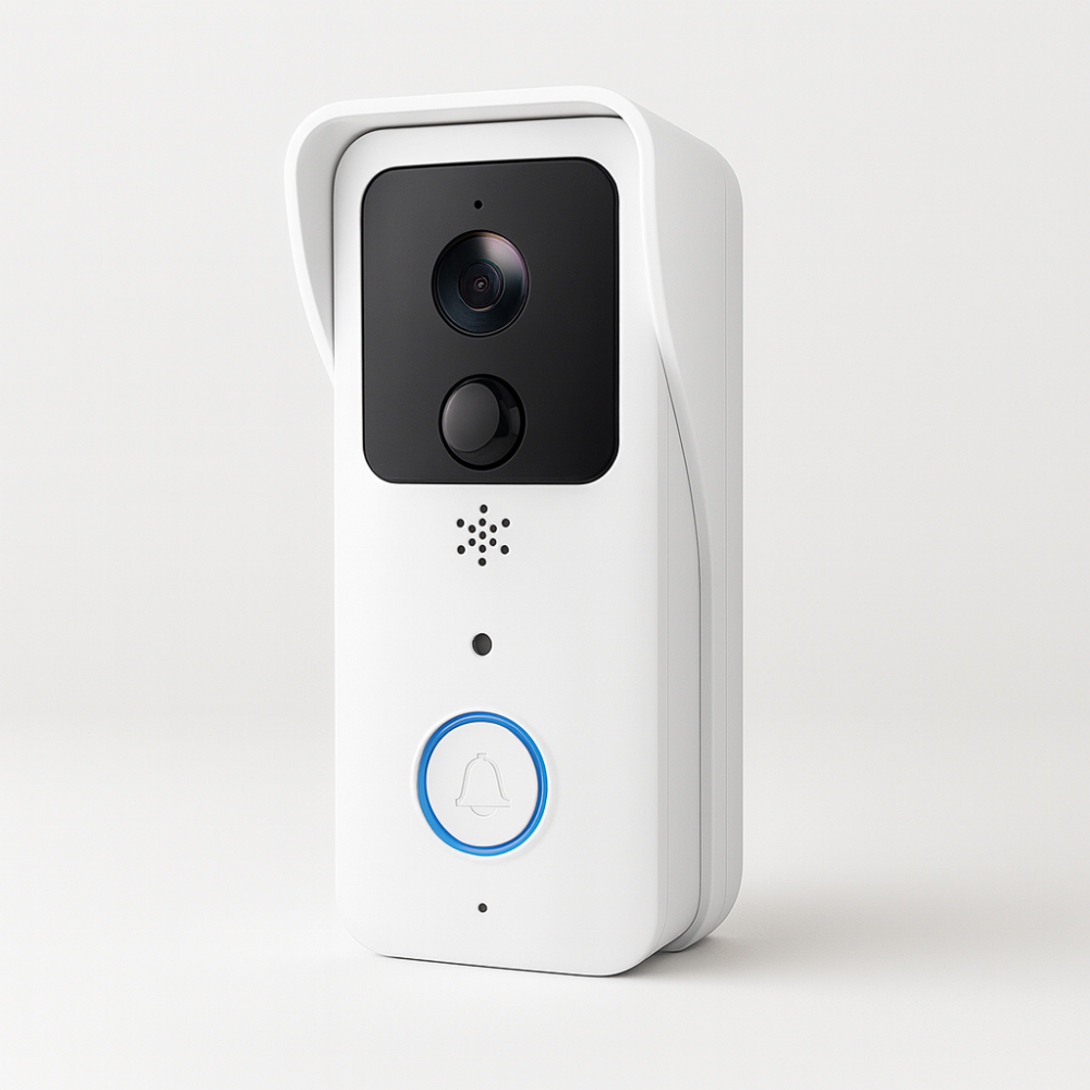 Videoportero WiFi 1080p inalámbrico Tuya – Seguridad inteligente para tu hogar