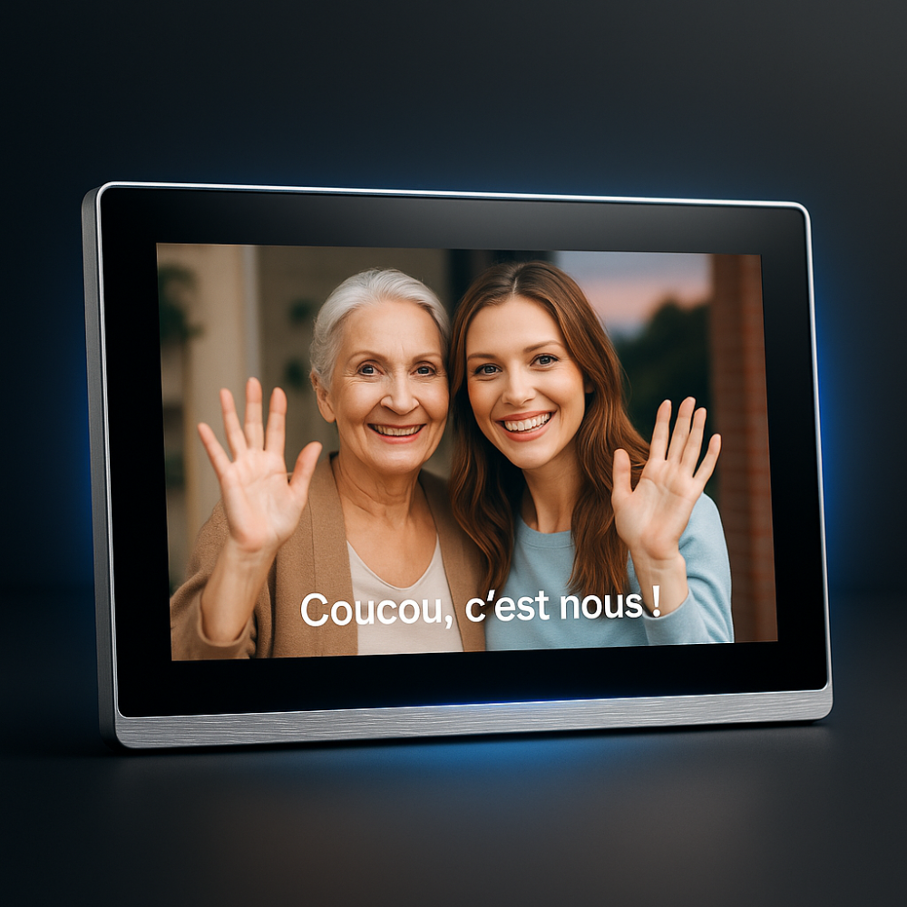 Intercomunicador de vídeo WiFi Tuya con pantalla táctil 10″