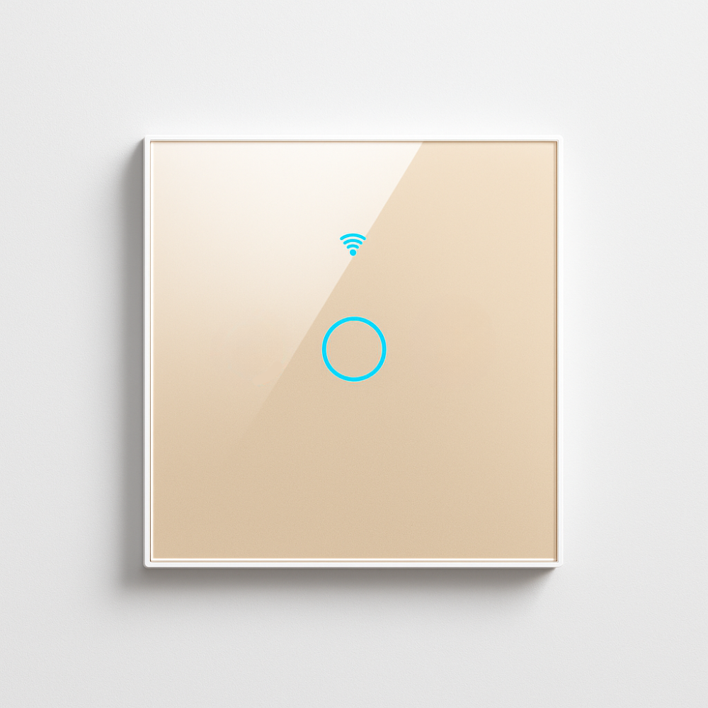 Interruptor Inteligente WiFi con Control por Voz y Pantalla Táctil