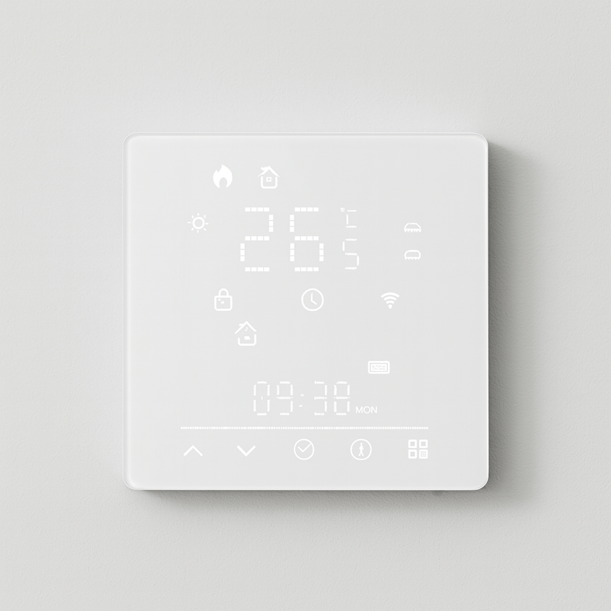 Termostato Inteligente WiFi con Matter Tuya – Control preciso para calefacción eléctrica, gas y suelo radiante