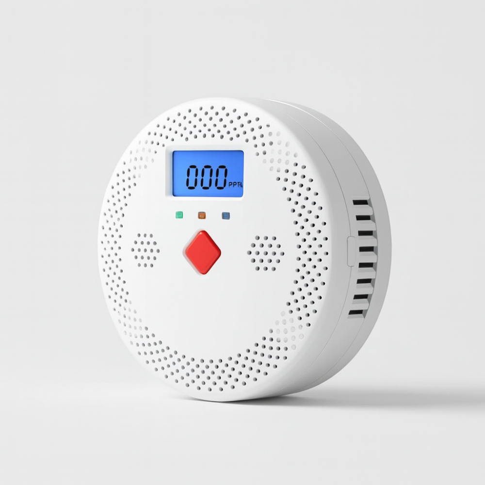 Detector de monóxido de carbono WiFi Tuya con alarma inteligente