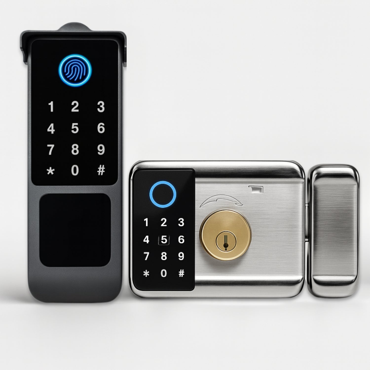 Cerradura Inteligente Exterior IP66 con Huella Dactilar | Código, Tarjeta, App Tuya y Llave