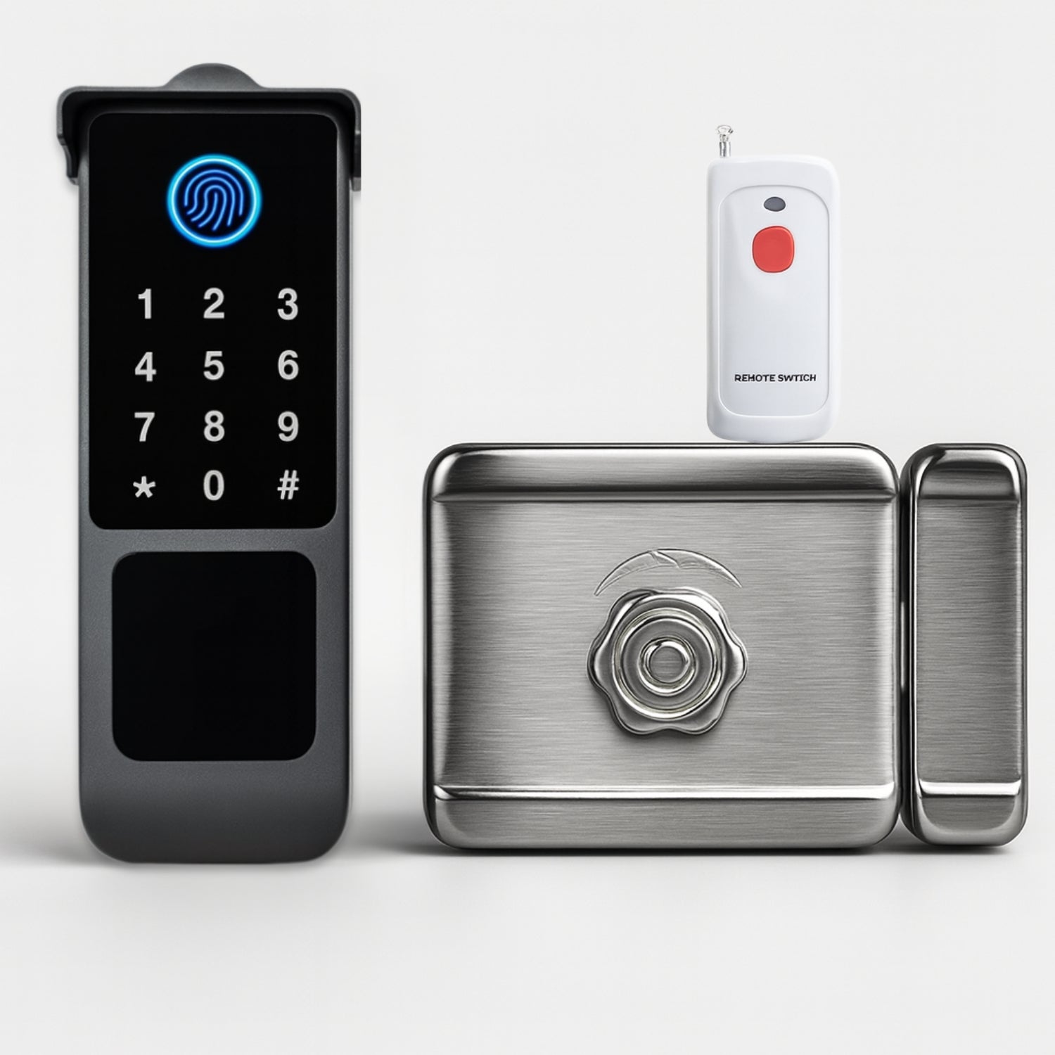 Cerradura Inteligente Exterior IP66 con Huella Dactilar | Código, Tarjeta, App Tuya y Llave