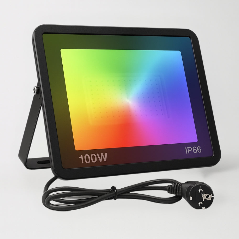 Foco LED exterior inteligente WiFi Tuya RGB IP66 compatible Alexa y Google