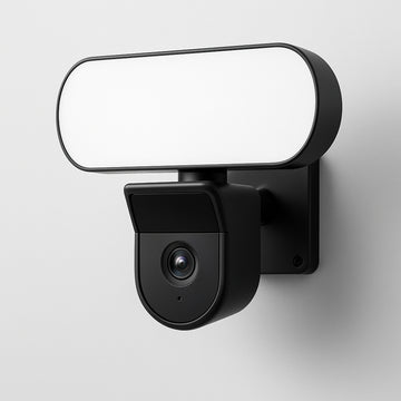 Foco LED exterior con cámara de vigilancia WiFi