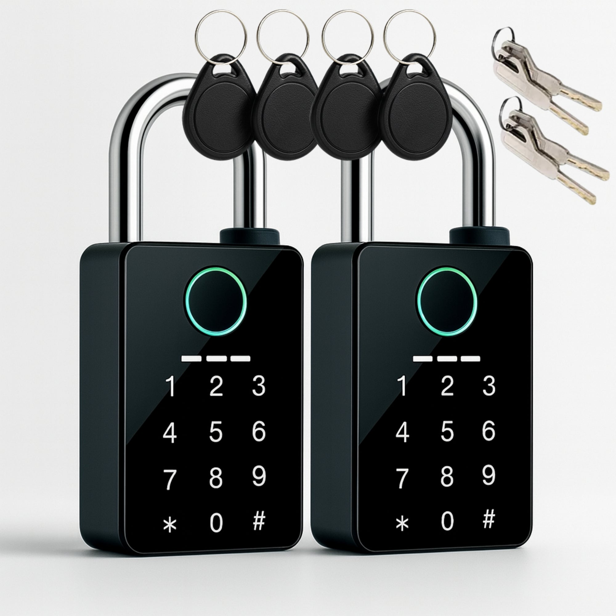 Candado inteligente con huella digital IP66 Tuya – Control seguro y sin llaves
