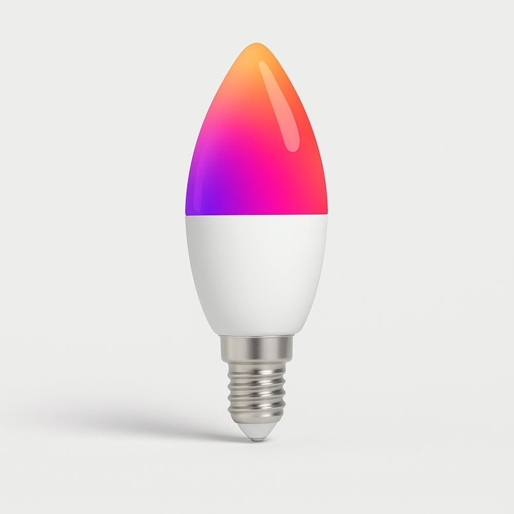 Bombilla inteligente WiFi Matter RGB + Blanco | Control por Voz y App