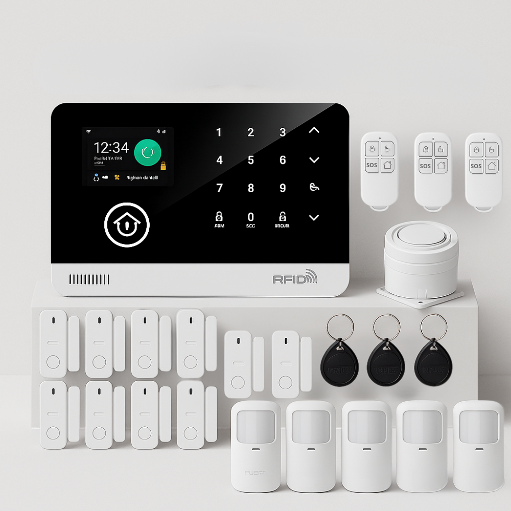 Kit de alarma para casa WiFi/GSM – Seguridad inteligente y protección total