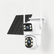 Cámara de Vigilancia Solar 4K con Doble Lente PTZ y Visión Nocturna