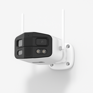 Cámara de Vigilancia Exterior WiFi 4K Gran Angular 180° con IA Tuya